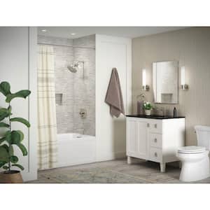 Honesty Lever 1-Handle Wall-Mount Tub and Shower Trim Kit in Polished Chrome (Valve Not Included)
