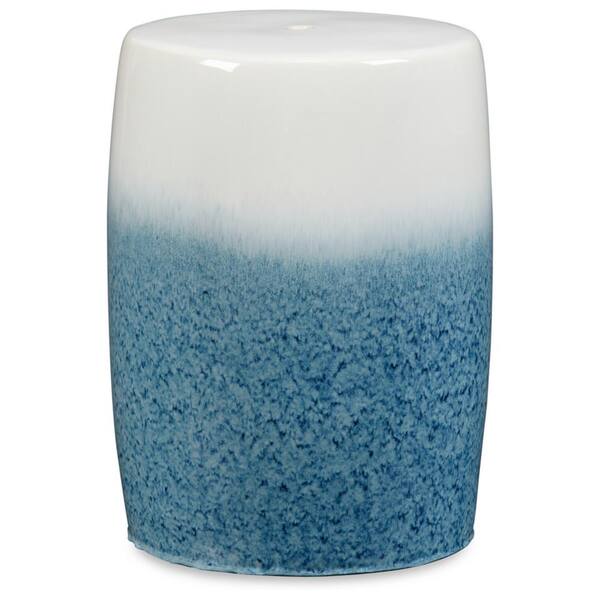 Ikegrove Stool - White/Blue Ikegrove Stool - White/Blue