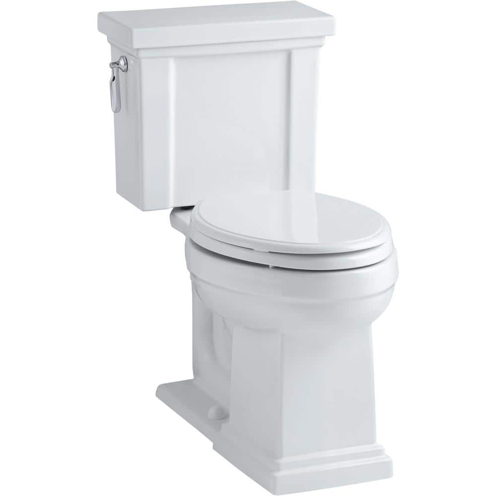 White High Efficiency Elongated Two-Piece Toilet