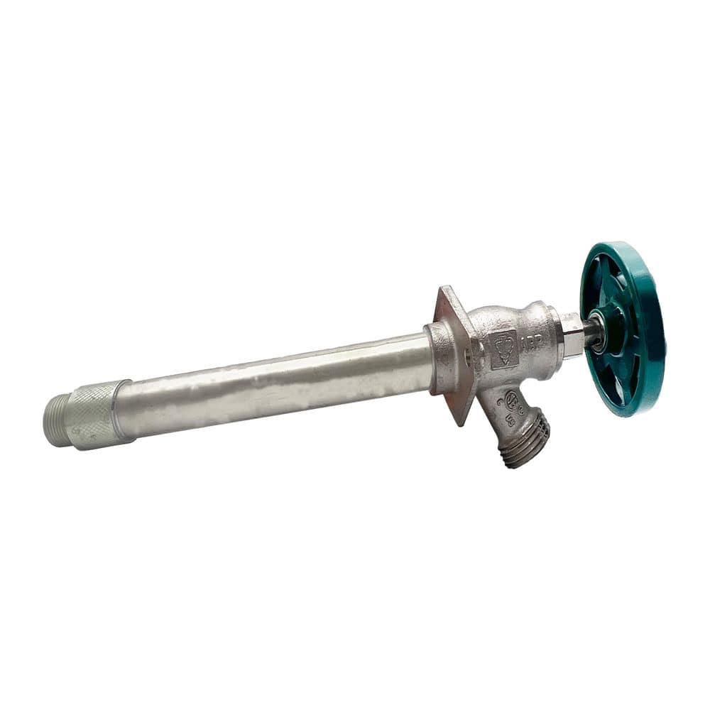 1/2 in. MIP x 3/4 in. MHT 10 in. Lead Free Anti Siphon Frost-Free Heavy Duty Wall Faucet, -Stainless Steel price history on PriceWatchPro