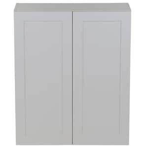 Cambridge Gray Shaker Assembled Wall Kitchen Cabinet (30 in. W x 12.5 in. D x 36 in. H)