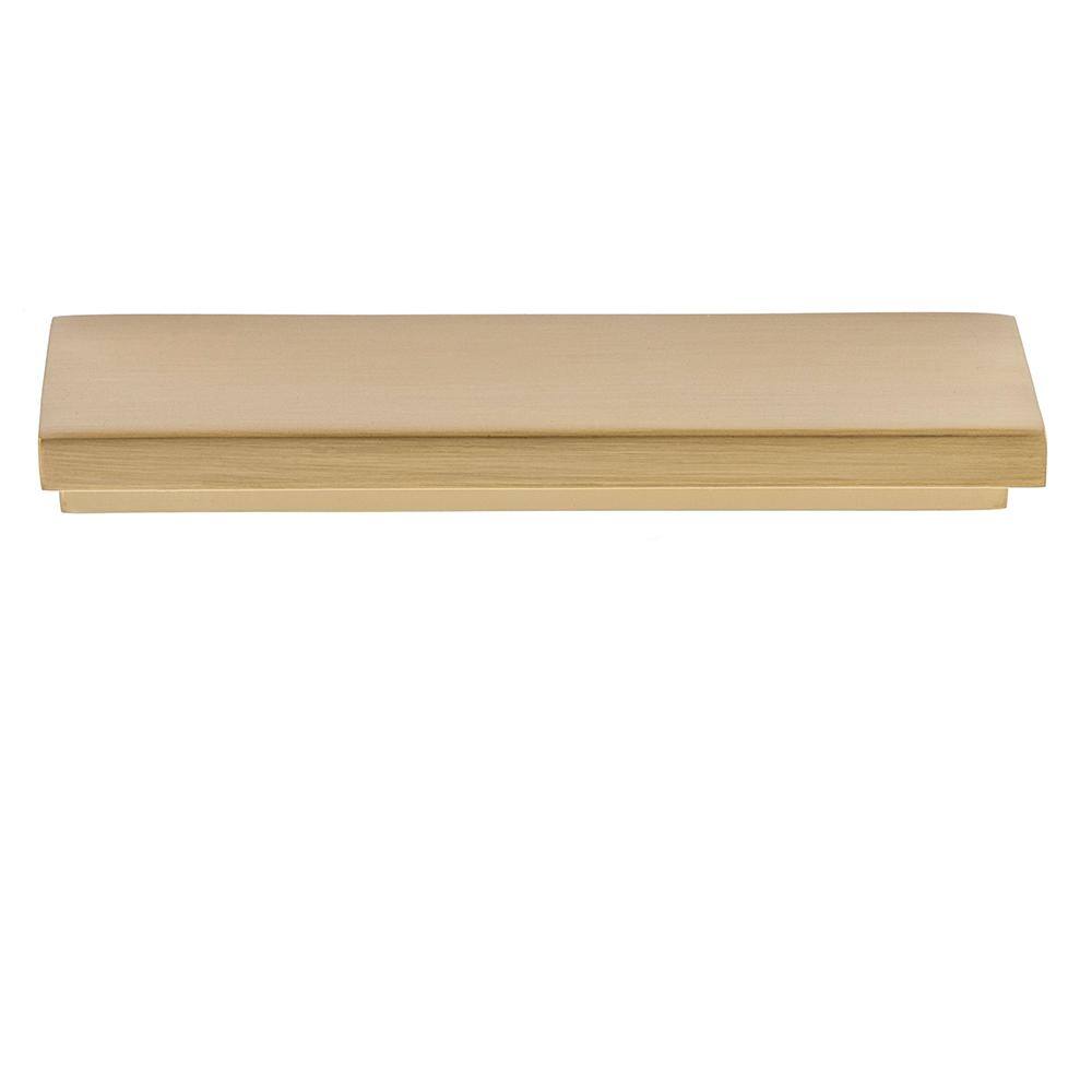 Ethan 4" Satin Brass Modern Finger Pull