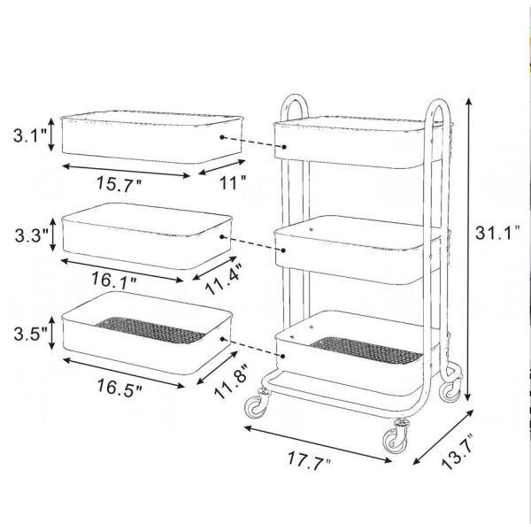 Teakworks4u T3S-24278 Universal Burmese Teak Three Tiered Shelf