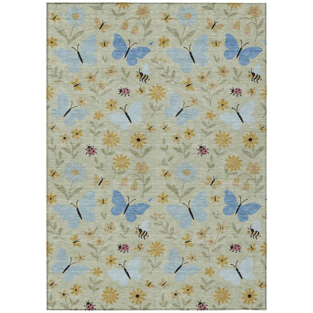 Chantille Machine Washable Indoor/Outdoor Abstract ACN2618 Celery 10 ft. x 14 ft. Area Rug price history on PriceWatchPro