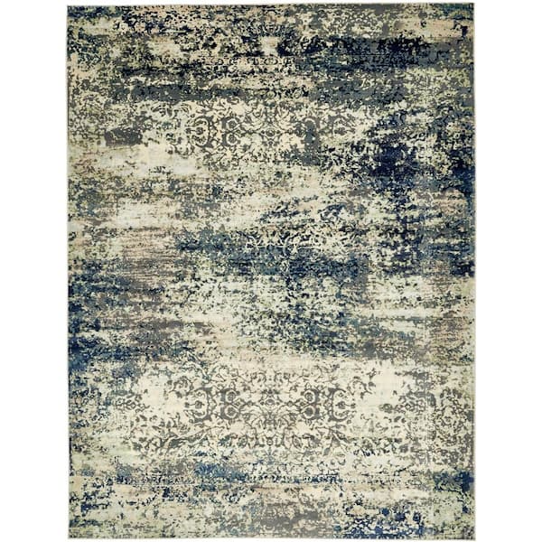 Unique Loom Mystic Seine Gray 9' 0 x 12' 0 Area Rug