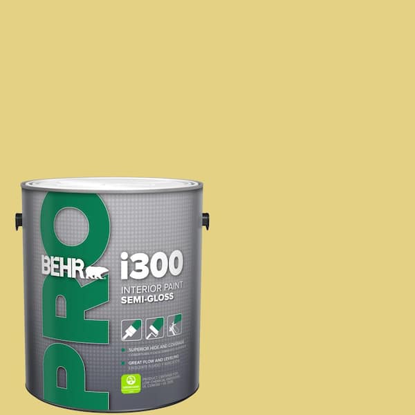 BEHR PRO 1 gal. #P330-4 Starfruit Semi-Gloss Interior Paint