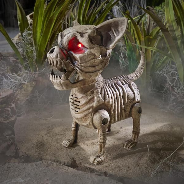 7in. Decayed Skeleton Dog