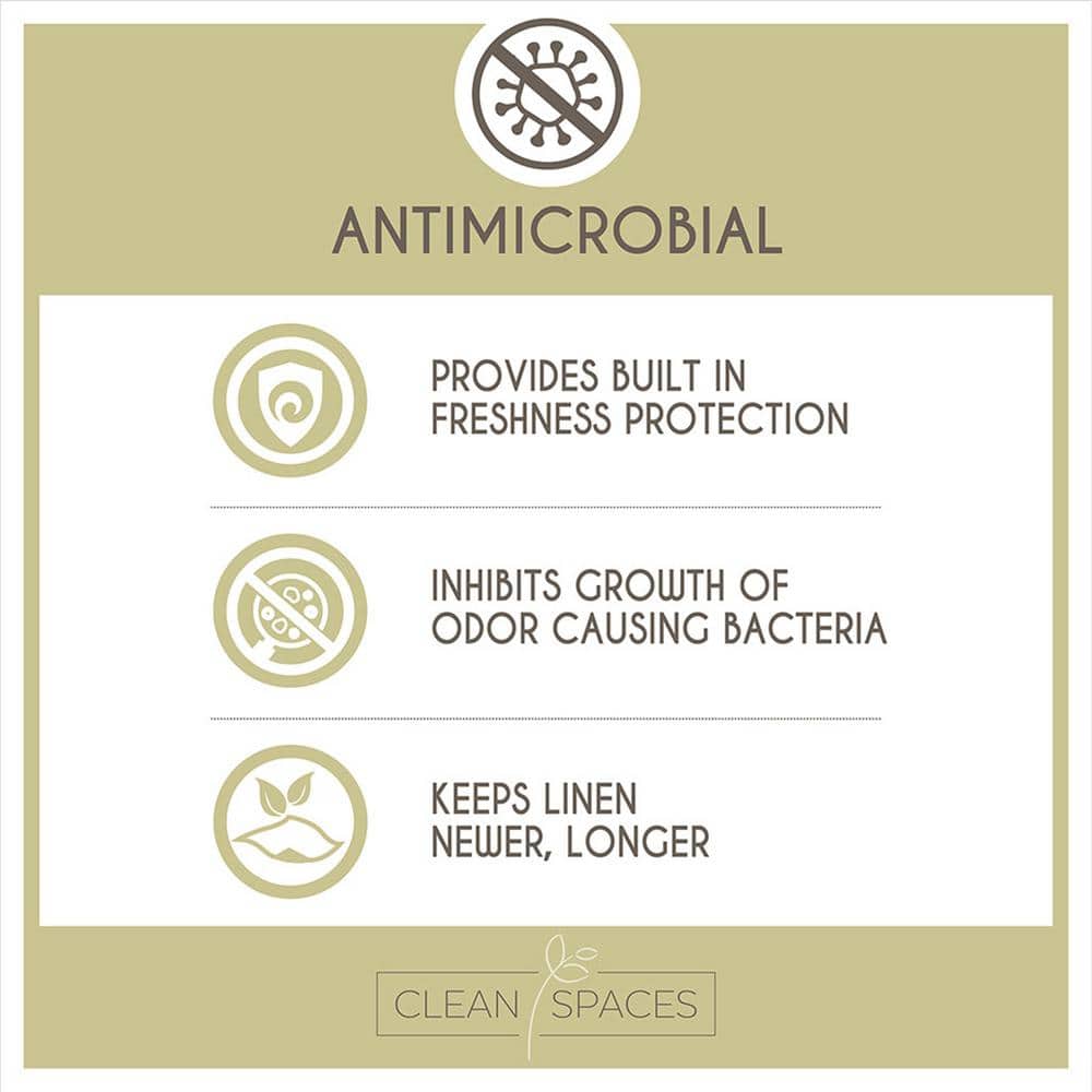 Nurture Sustainable Antimicrobial Cotton Blend Bath Towel Set in Gray