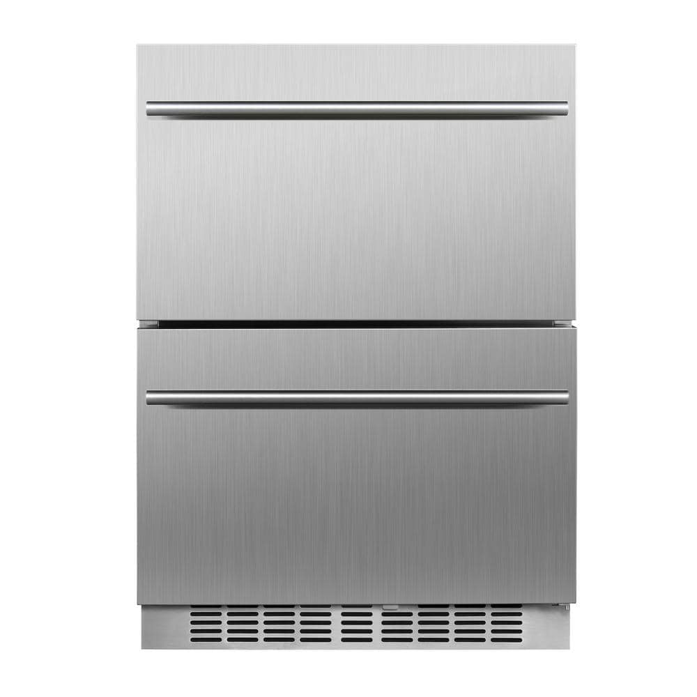 Transcend 24 in. 5.4 cu. ft. Built-In Or Freestanding Outdoor Refrigerator in Stainless Steel