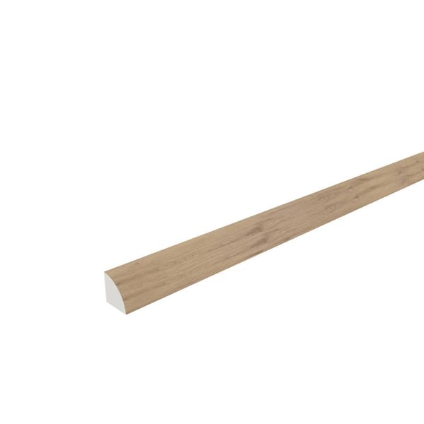 NewTechWood Everlux Premium Flooring Alice Desert Brown 0.75 in. T x 0.75 in. W x 94.5 in. L Quarter Round Molding (4-Pack)