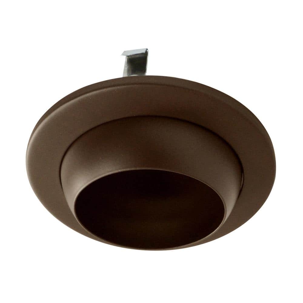4-Inch Oil-Rubbed Bronze Adjustable Eyeball Recessed Trim