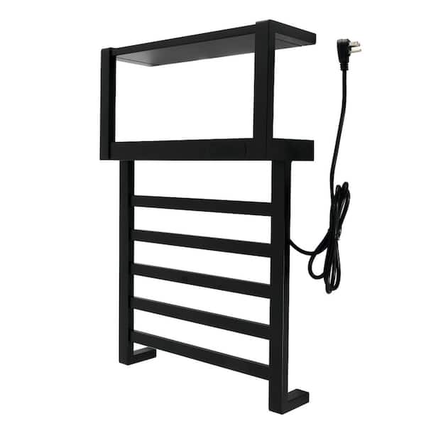 Markus 5-Bar Electric Towel Warmer in Matte Black