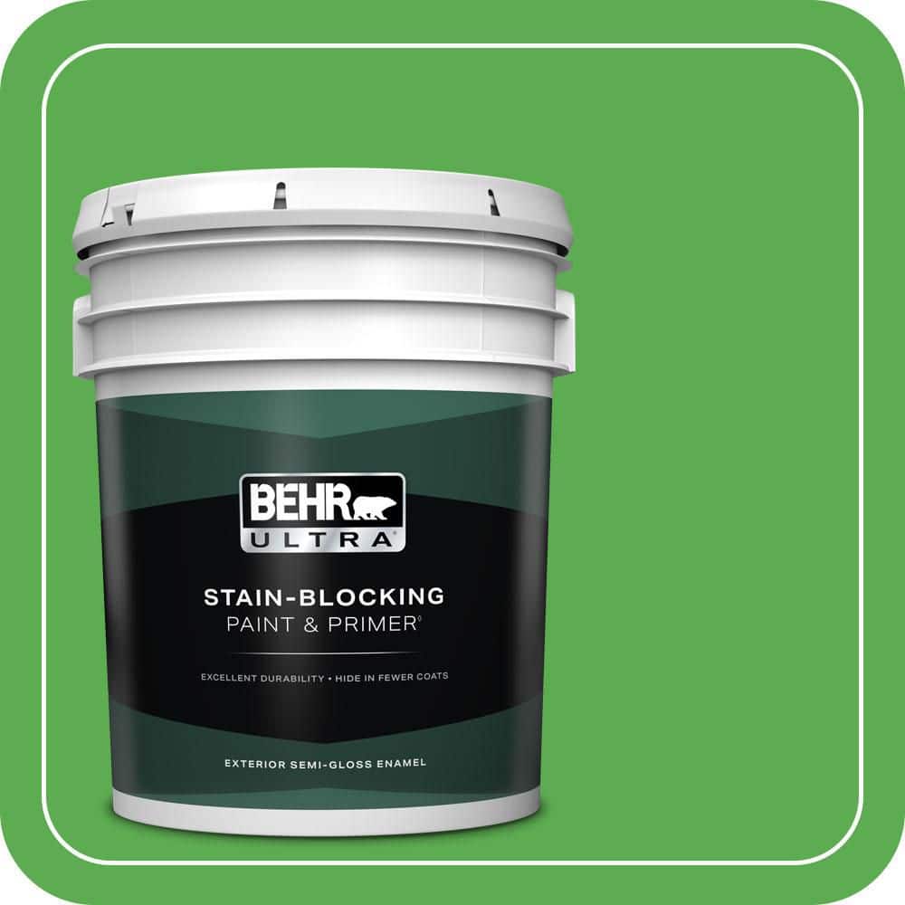 5 gal. #440B-6 Barnyard Grass Semi-Gloss Enamel Exterior Paint & Primer price history on PriceWatchPro