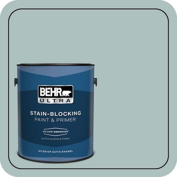 BEHR ULTRA 1 gal. Home Decorators Collection #HDC-CL-15G Morning Parlor Extra Durable Satin Enamel Interior Paint & Primer