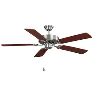 Builder 52 in. Indoor Brushed Steel Ceiling Fan