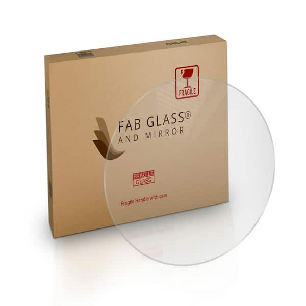 Clear Acrylic Plexiglass Disc, Diameter 20 - 1/4 Thick