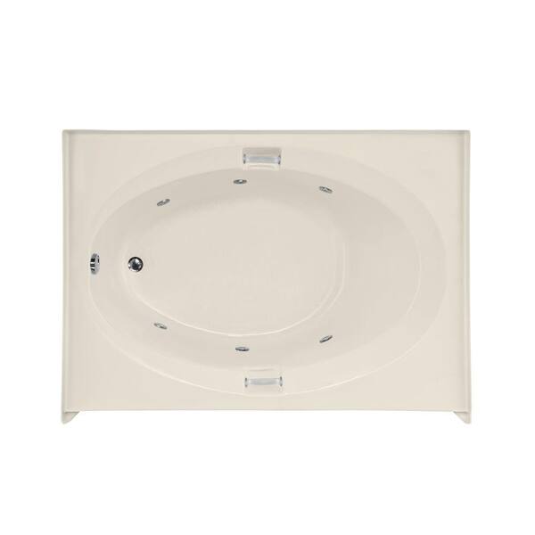 Hydro Systems Sonoma 5 ft. Left Drain Whirlpool Tub in Biscuit