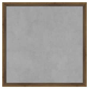 Lucie Light Bronze 17 in. x 17 in Framed Magnetic Board