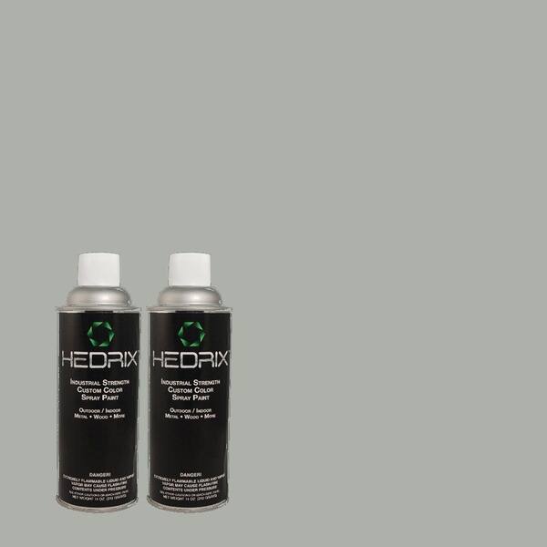 Hedrix 11 oz. Match of PEC-24 Smoke Gloss Custom Spray Paint (2-Pack)