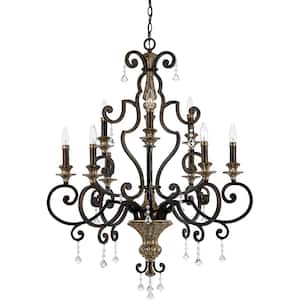 Marquette 9-Light Heirloom Candle-Style Chandelier