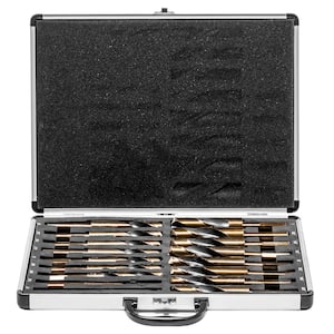 1/2 in. Jumbo Silver and Deming Industrial Cobalt Drill Bit Set Reduced Shank (17-Piece)
