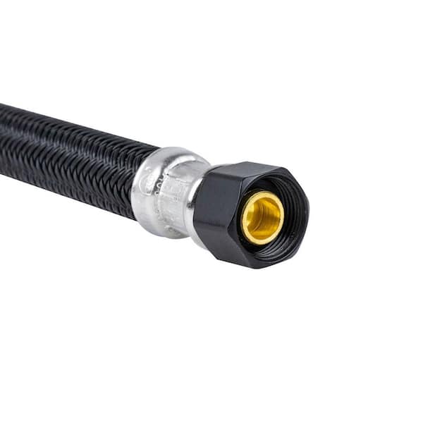 ProLine 3/8 Compression x 7/8 Ballcock x 12 Braided Stainless Steel Toilet Supply Line - 10