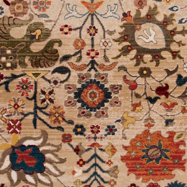 SAFAVIEH Kashan Collection KSN353P Rust / Ivory Rug 3-3 X 4-10, 3-3 X 4-10  - Fry's Food Stores