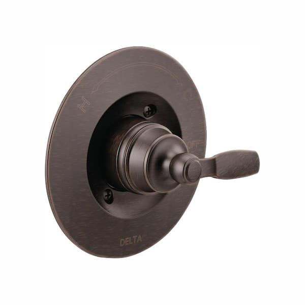 Delta Woodhurst 1-Handle Wall Mount Valve Trim Kit in Venetian Bronze (Valve Not Included)