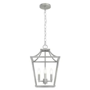 Laurel Ridge 4 Light Brushed Nickel Lantern Pendant Kitchen Light