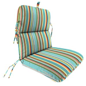 22 in. L x 45 in. W x 5 in. T Outdoor Chair Cushion in Mamba Pelican