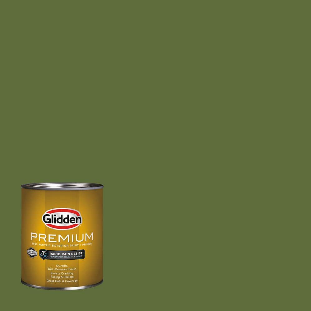 Glidden Premium 1 qt. PPG1121-7 Globe Artichoke Semi-Gloss