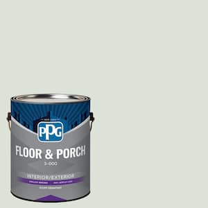 1 gal. PPG1033-1 Salty Breeze Satin Interior/Exterior Floor and Porch Paint