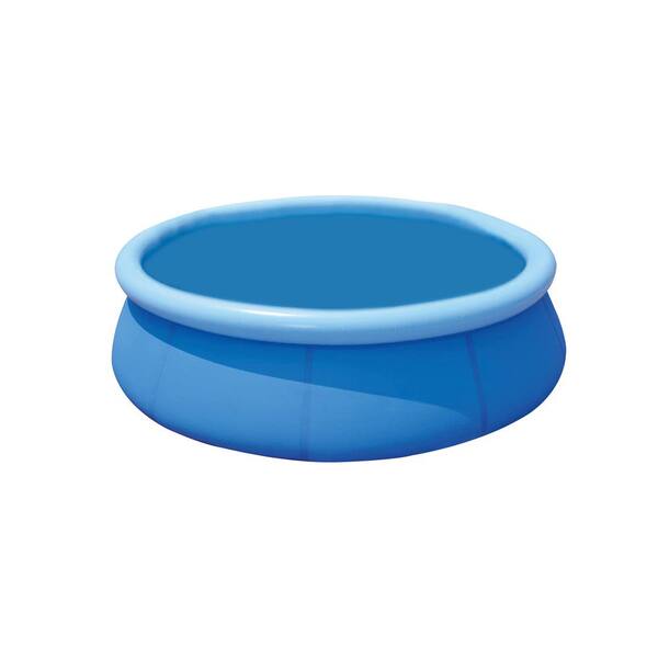 Unbranded BYY727-3 12 ft. Round 30 in. Inflatable Swimming Pool Above Ground Included Pump - 1