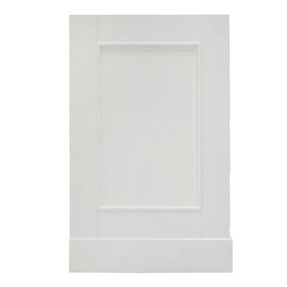Stafford White Solid Wood 43" Freestanding Bathroom Vanity Cabinet