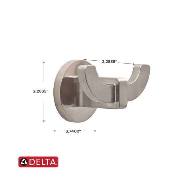 Delta Mandolin Towel Ring in SpotShield Brushed Nickel 