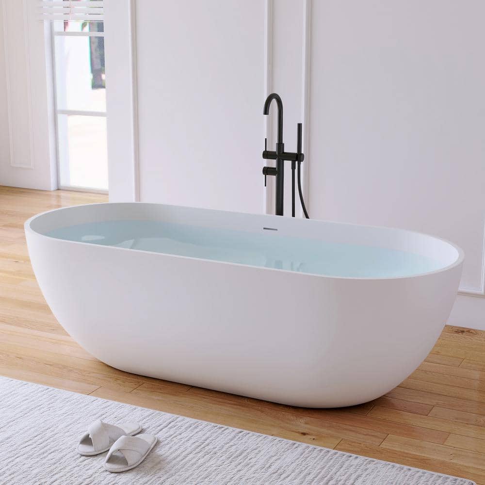 MEDUNJESS Ariana 69 in. x 30 in. Stone Resin Solid Surface