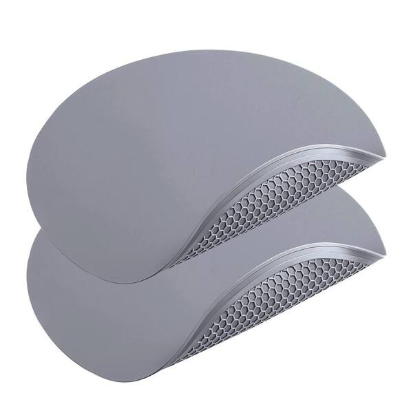 12 in. Silicone Microwave Mat with Round, Trivet, Hot Pad, Pot Holder for Microwave and Kitchen Use (2-Pack)