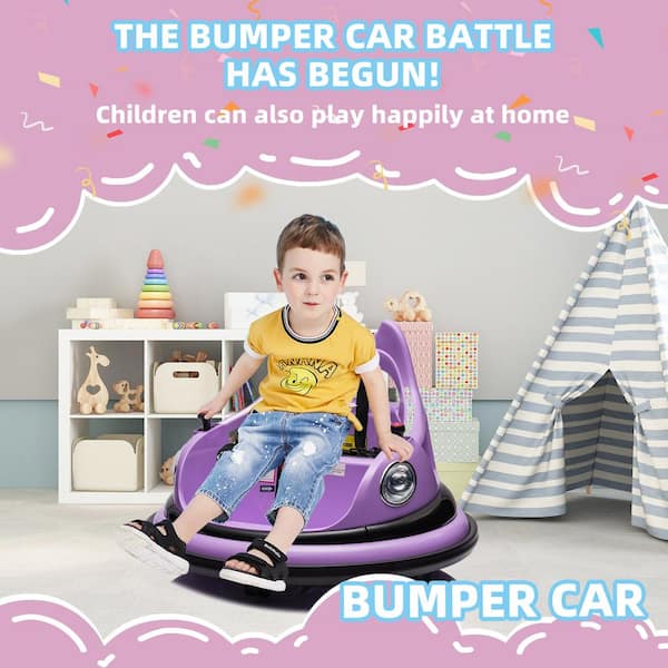 HOMEFUN 12V Ride On Bumper Car for Kids with Remote Control HOMEFUN 12V Ride On Bumper Car for Kids with Remote Control