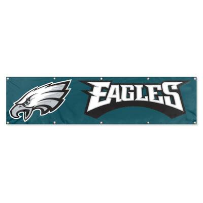 8 ft. x 2 ft. NFL License Eagles Team Banner
