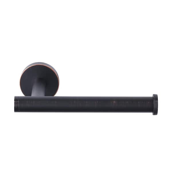 Wall-Mount Single Post Toilet Paper Holder in Oil Rubbed Bronze