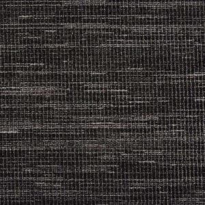 Terrestrial - Crevasse - Black 13.2 ft. 35.39 oz. Wool Loop Installed Carpet