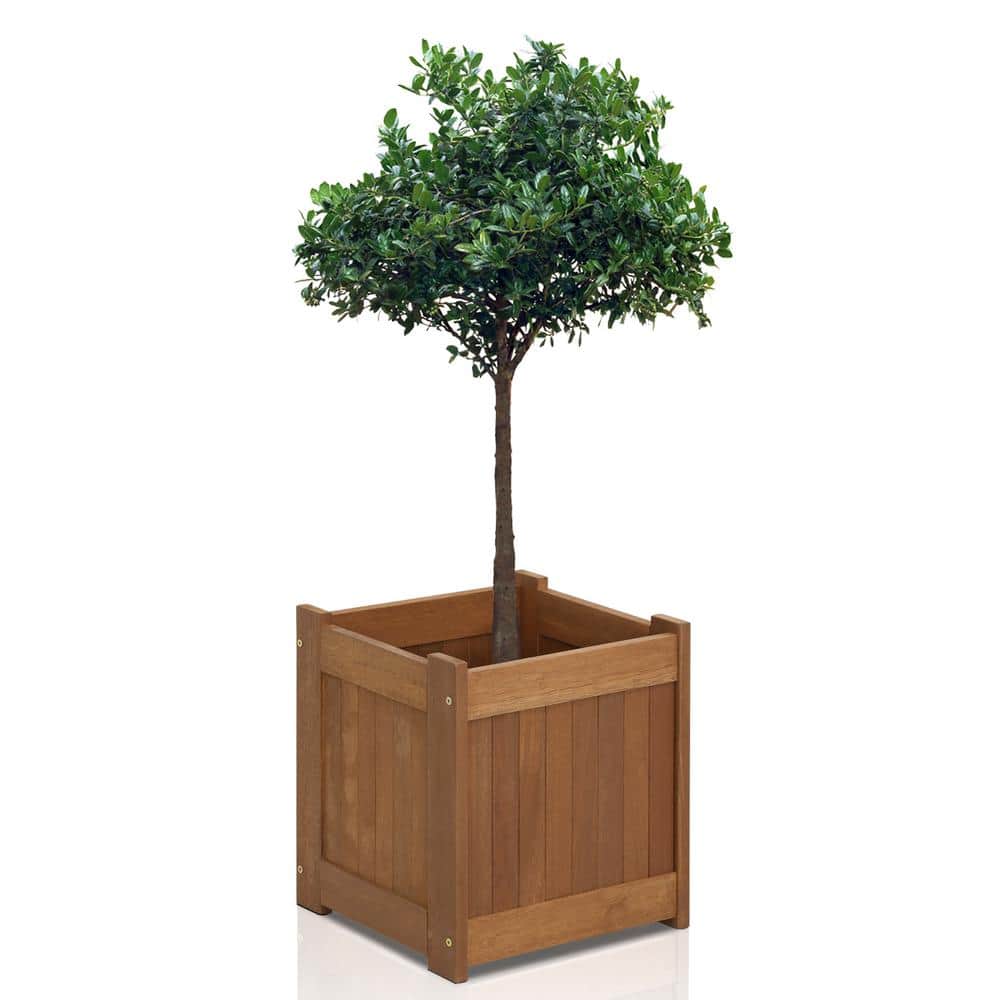 Tioman Natural Teak Hardwood Outdoor Flower Box