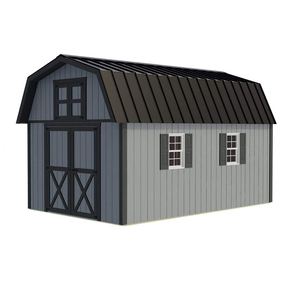 Craftsman's Cove 10 ft. x 16 ft. Wood Barn Kit with Spacious Loft price history on PriceWatchPro
