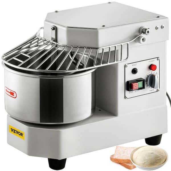 Commercial Food Mixer 35-Cups 450W Dual Rotating Dough Kneading Machine Food Processors