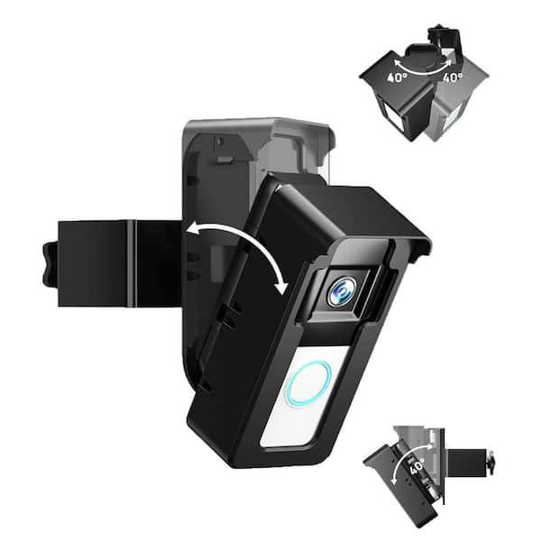 Adjustable Anti-Theft Doorbell Mount for Apartment, Home, Dorm, Office - No Drill Installation