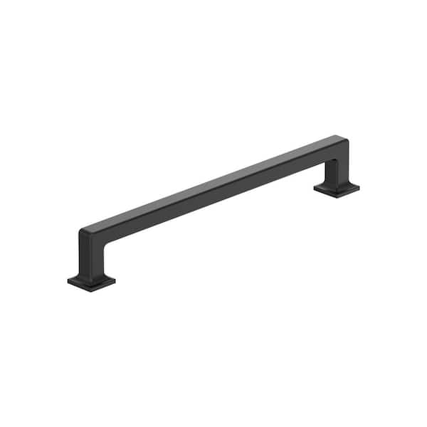 Lintel 8-13/16 in. (224mm) Center-to-Center Matte Black Bar Cabinet Pull