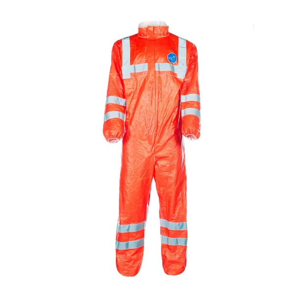 TRIMACO DuPont Tyvek 500 Visibility Coveralls, Large