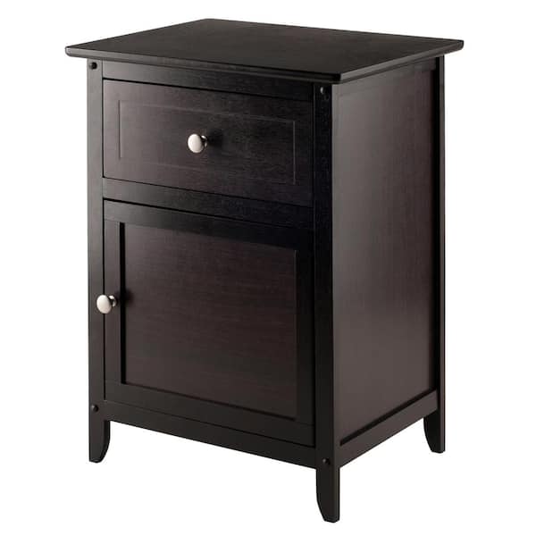 Winsome Eugene Accent Table Espresso 92815 The Home Depot