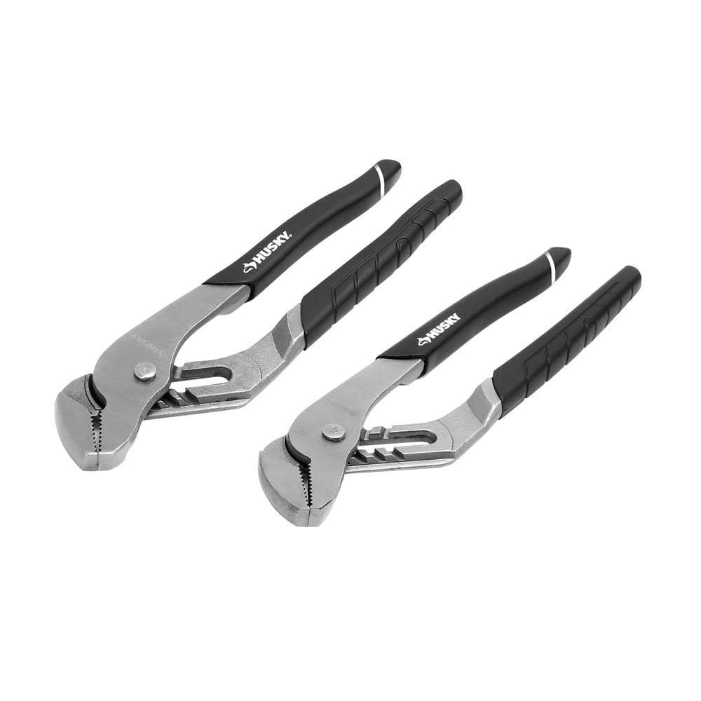 Husky Groove Joint Pliers Set (2-Piece) 48067 - The Home Depot