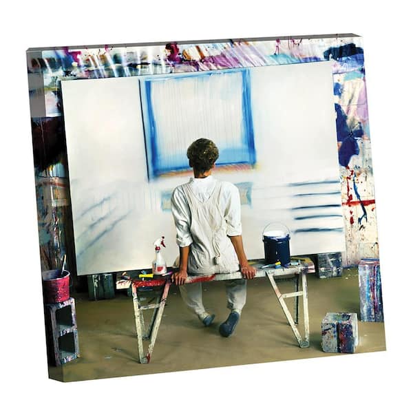 VENICE BEACH Collections The Artist by Steven A. Heller 1-Piece Unframed Canvas Drawing Print 14 in. x 14 in.
